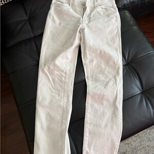 MOTHER Off-White Denim Jeans